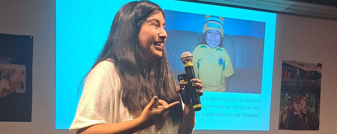 Na imagem, consta Shirley Espejo no terceiro encontro formativo do ciclo, em maio de 2025/5532.