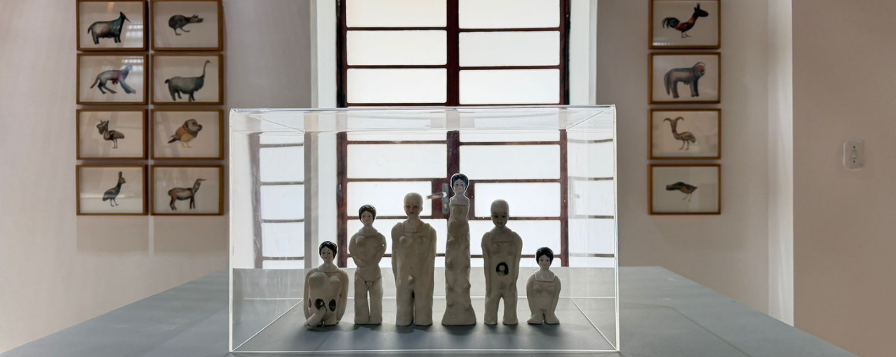 foto das obras da exposicao Entre mulheres