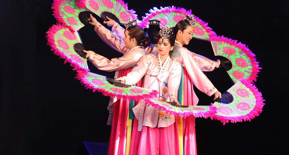 Foto de dança coreana.